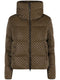 zip-fastening puffer jacket