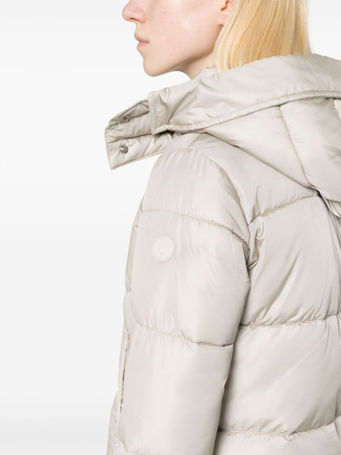 Płaszcz pikowany z kapturem Colette