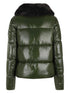 zip-fastening puffer jacket