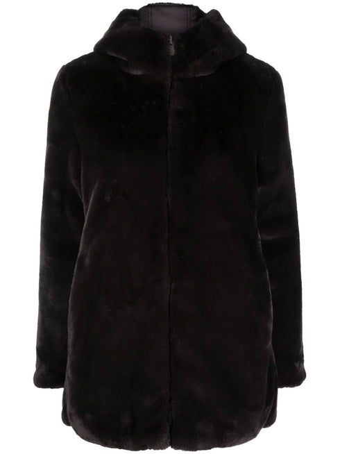 Florar reversible faux-fur coat