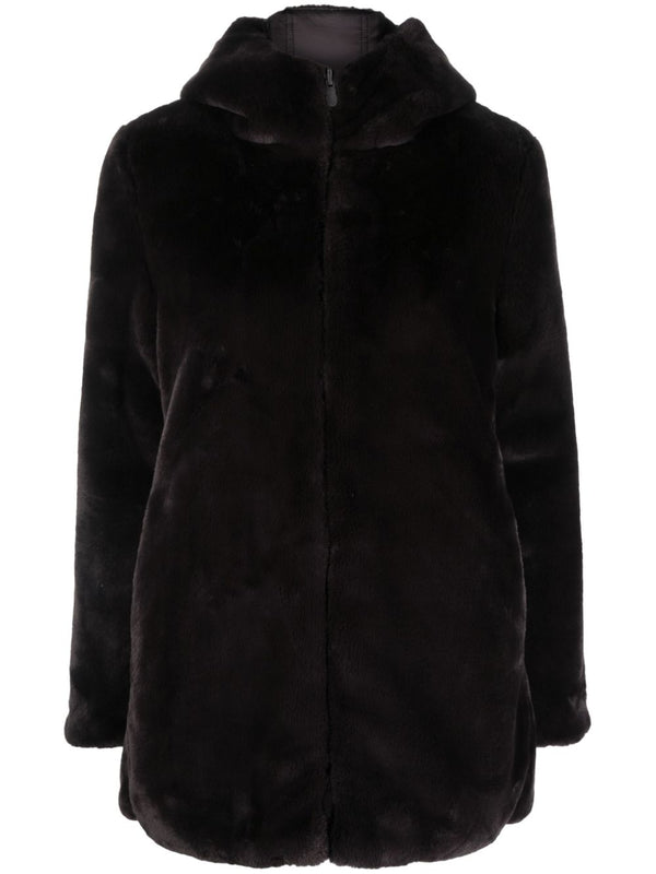 Florar reversible faux-fur coat