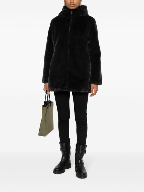 Florar reversible faux-fur coat