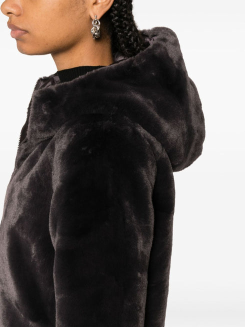 Florar reversible faux-fur coat
