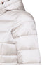 logo-patch padded coat