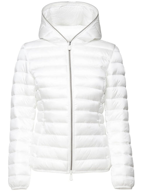 logo-patch padded jacket