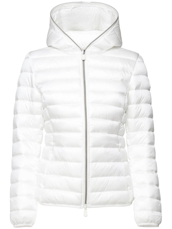 logo-patch padded jacket