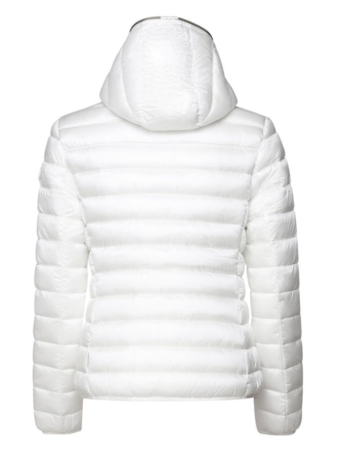 logo-patch padded jacket