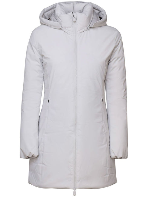 hooded padded coat