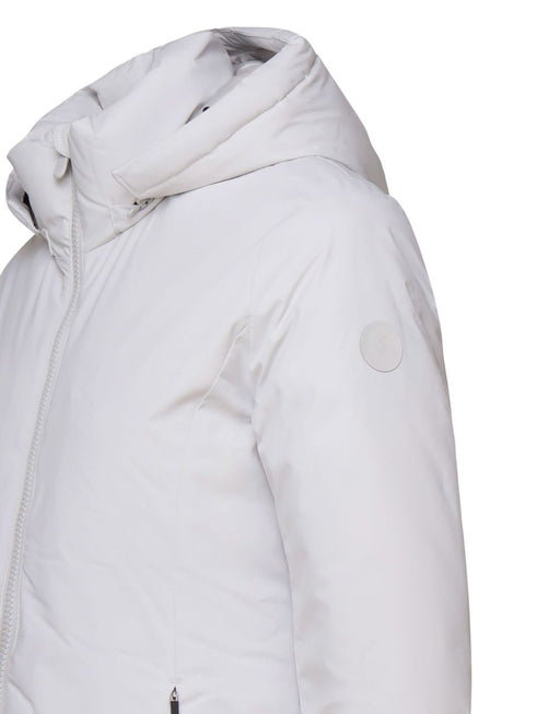 hooded padded coat