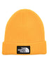 logo-patch ribbed-knit beanie