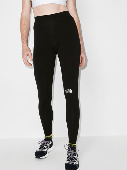 logo-print performance leggings