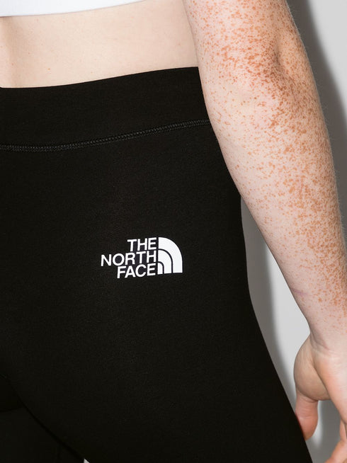 logo-print performance leggings