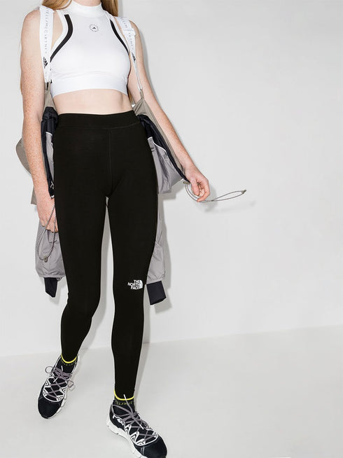 logo-print performance leggings