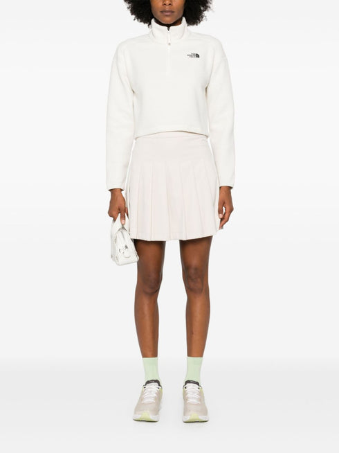 Cropped High Pile Fleece sweatshirt