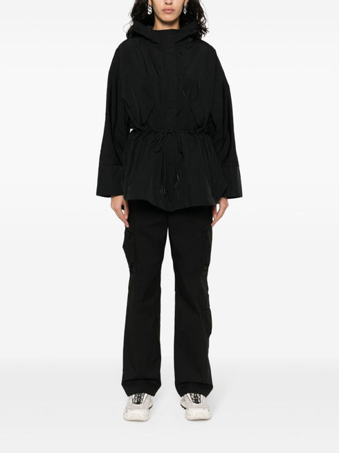 logo-print straight trousers