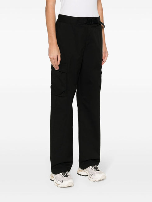 logo-print straight trousers