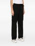 logo-print straight trousers