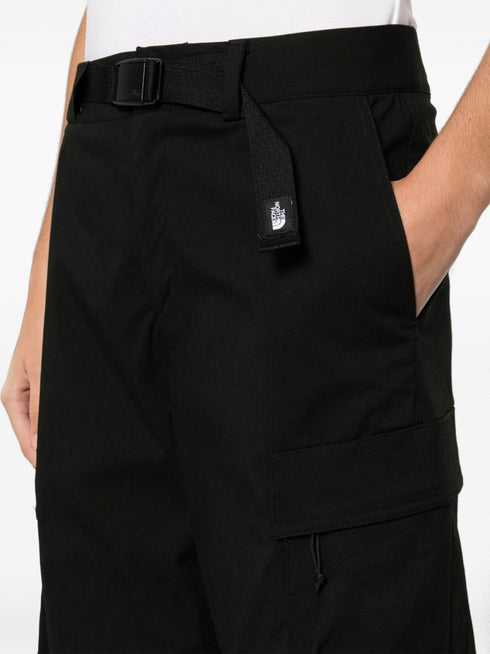 logo-print straight trousers