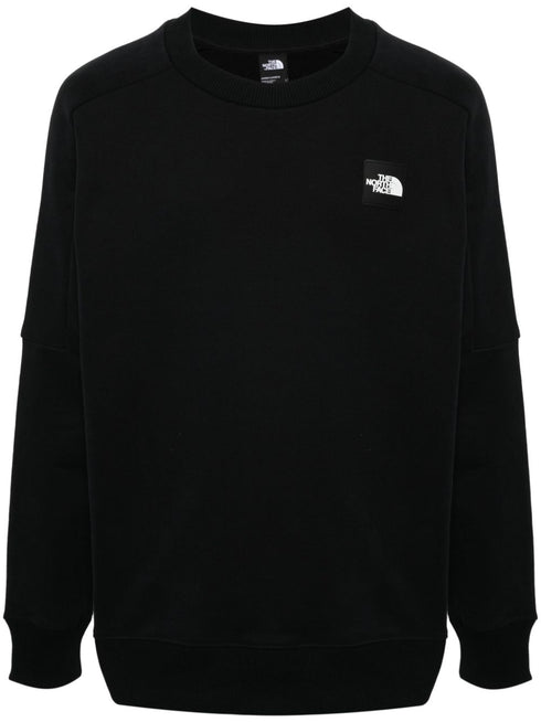 rubberised-logo cotton sweatshirt