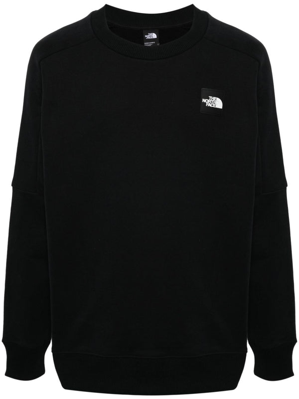 rubberised-logo cotton sweatshirt