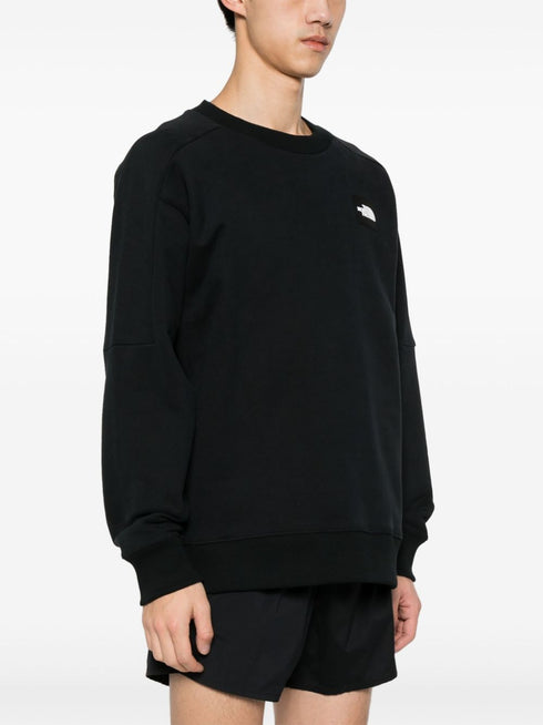 rubberised-logo cotton sweatshirt