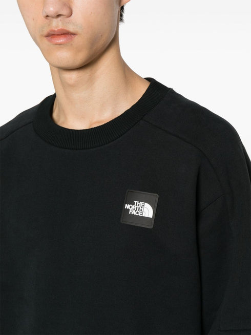 rubberised-logo cotton sweatshirt