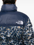 abstract-print quilted jacket
