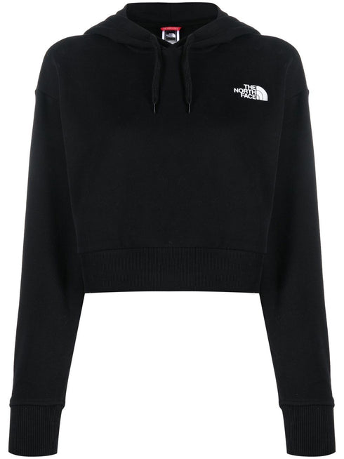 logo-print drawstring hoodie