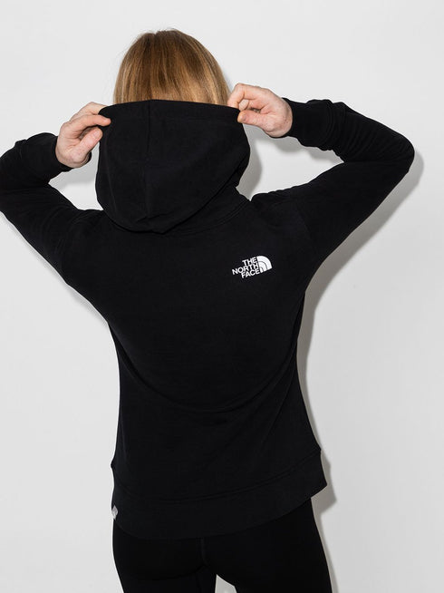 logo-print drawstring hoodie