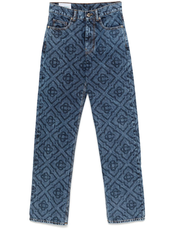 monogram jeans