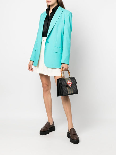 Jeanne logo-patch tote bag