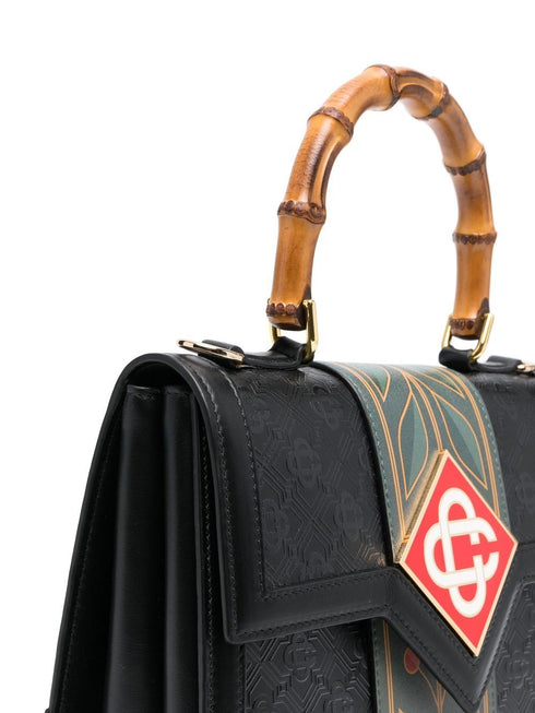 Jeanne logo-patch tote bag