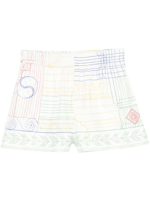 Tennis Play in Progress shorts