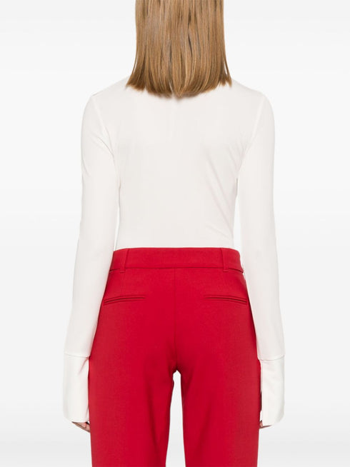 crepe jersey bodysuit