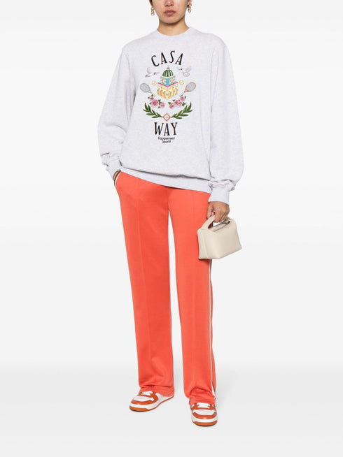 Casa Way-haftowana bawełniana bluza