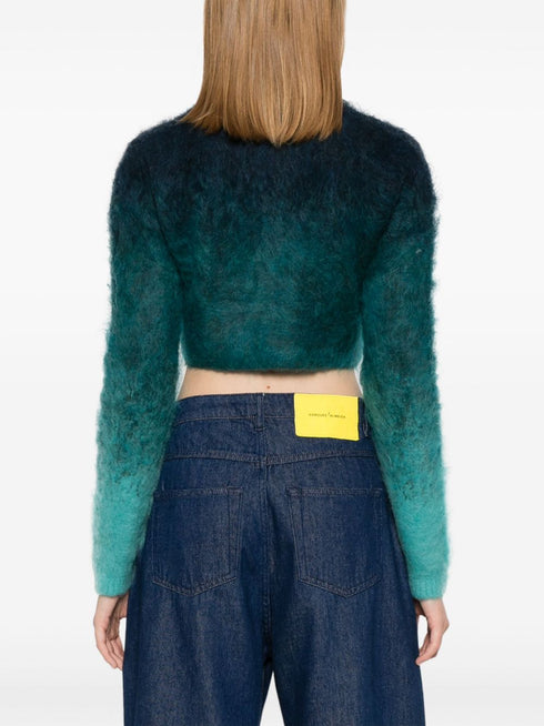 gradient high-neck sweater