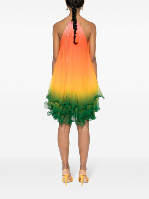 Sukienka midi Rainbow Gradient