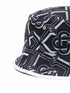 monogram-patterned bucket hat