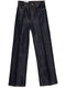 lurex-detail straight-leg jeans