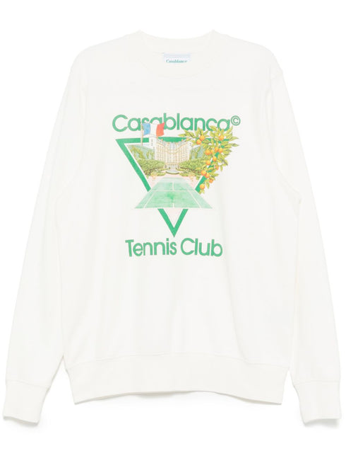 Tennis Club Icon printed sweatshirt