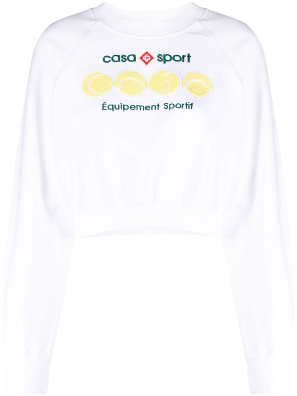 Casa Sport Tennis Balls organic-cotton sweatshirt