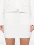 Column Stitch mini skirt