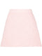 logo-quilted mini skirt