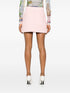 logo-quilted mini skirt