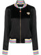 Rainbow Heart silk bomber jacket