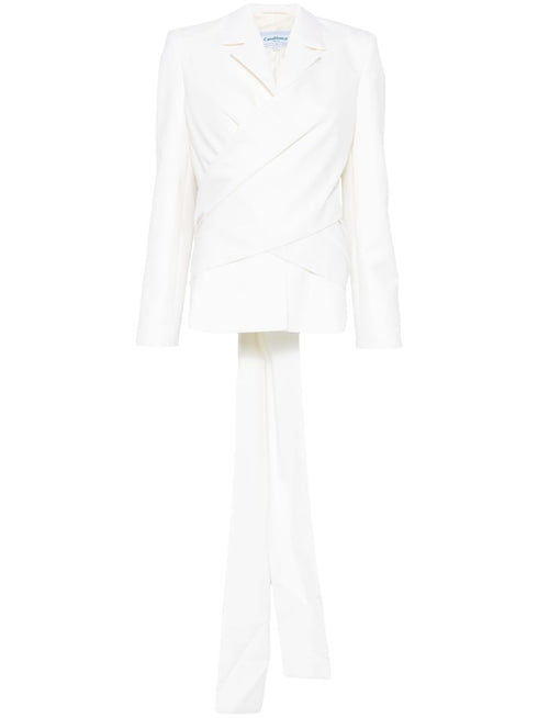 virgin wool wrap tuxedo