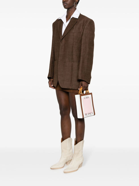 Mini Casa Canvas tote bag