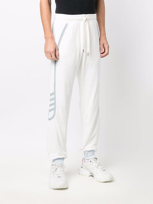 torchon piping-detail track pants