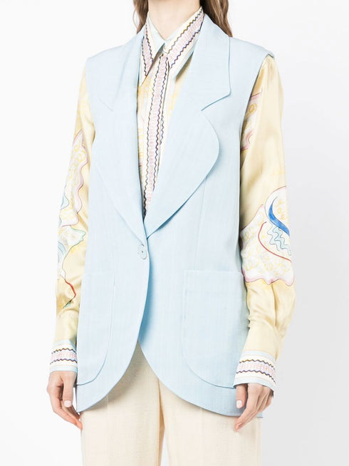 single-breasted waistcoat