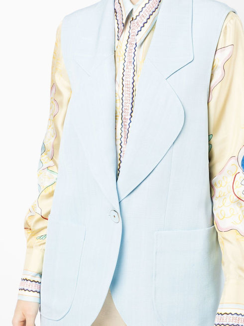 single-breasted waistcoat